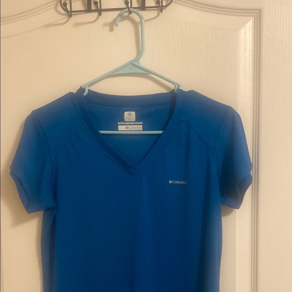 Columbia Royal Blue V-Neck Tee